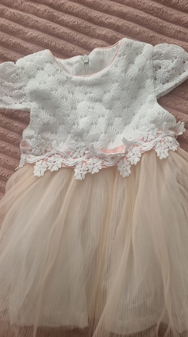 Kız Çocuk Dantel Detaylı Bohem Elbise - Görsel 3