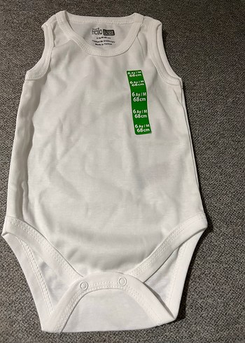 Gri Baskılı Erkek Bebek Kolsuz Body - Görsel 6