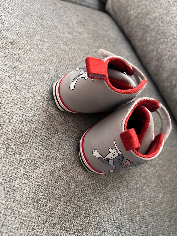 Gri Beyaz Erkek Bebek İlk Adım Ayakkabısı - Görsel 3