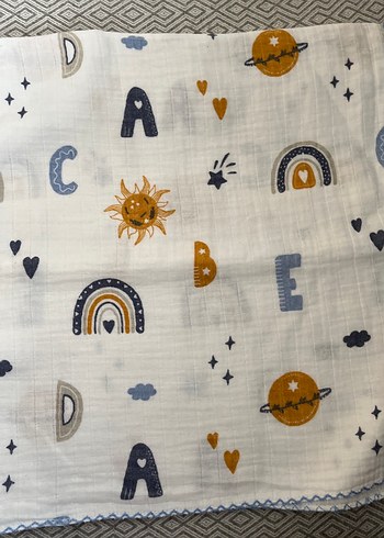 Nakışlı Çocuk müslinden kalın - Görsel 2