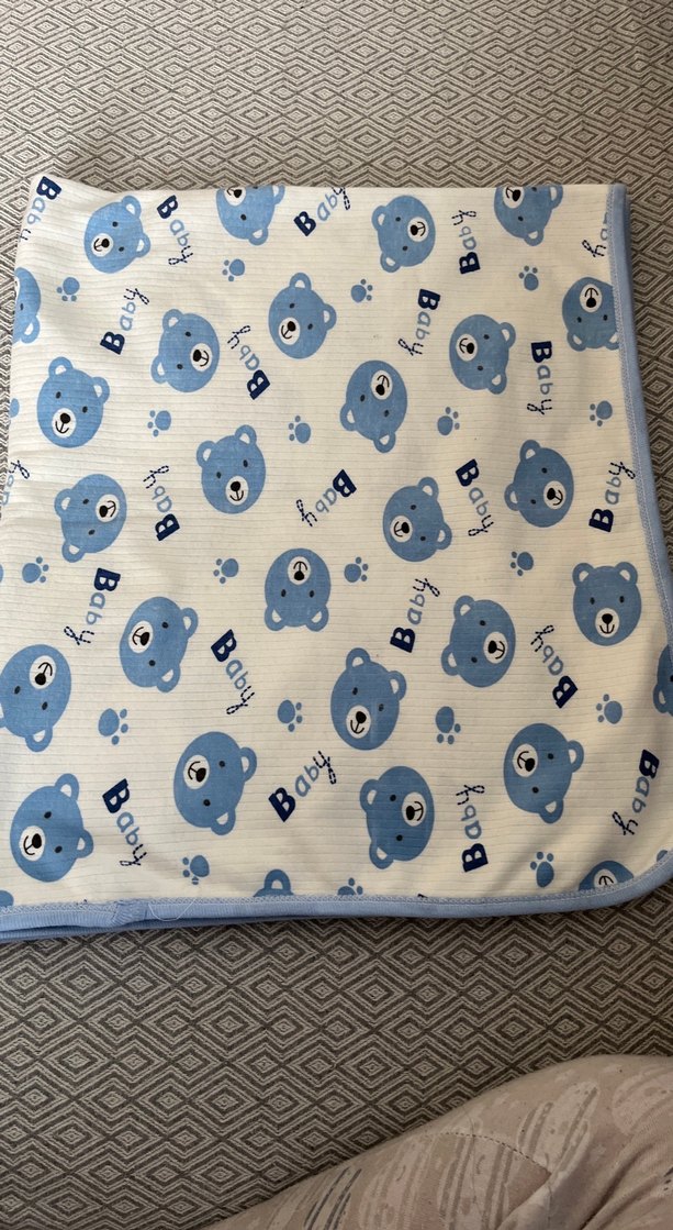 Mavi Baskılı Çocuk Battaniyesi - Görsel 2