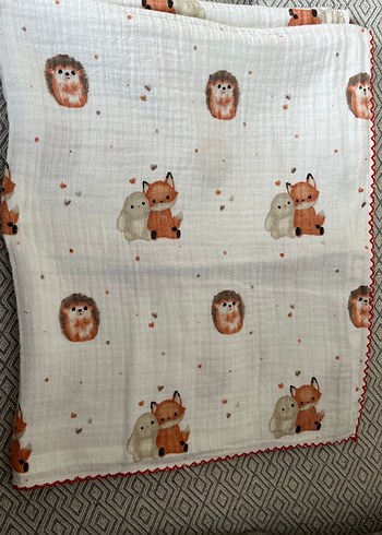 Çocuklar için renkli desenli battaniye - Görsel 2