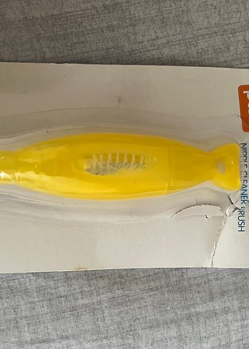 Sarı Bebek Biberon Temizleme Fırçası - Görsel 3