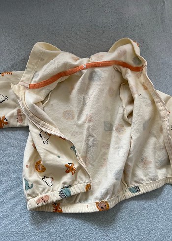 Kapüşonlu Bebek çeket - Görsel 3