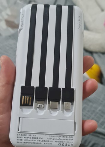 Kendinden Kablolu Powerbank - Görsel 6