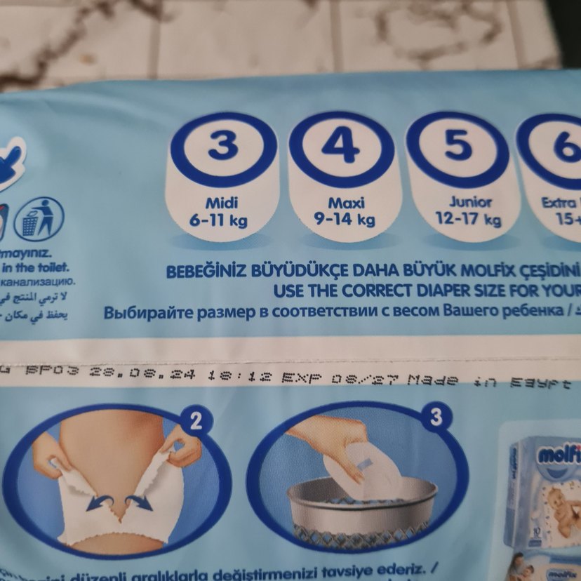 Molfix 7 Külot Bez ve Sleepy 6 Numara - Görsel 3
