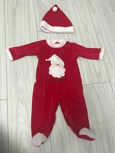 Bebek tulum Noel baba kıyafeti