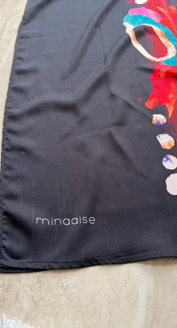 Çok Renkli Avant-Garde Kadın Şal - Görsel 2