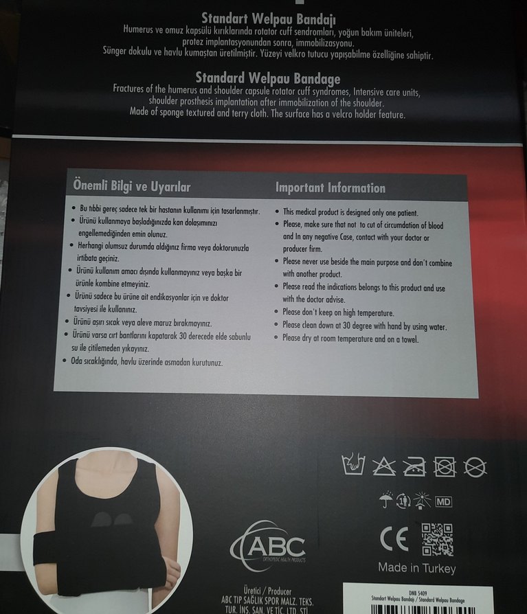 Standart welpau bandaj - Görsel 2