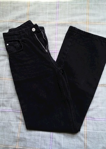 34 Beden Milla siyah straight jean
