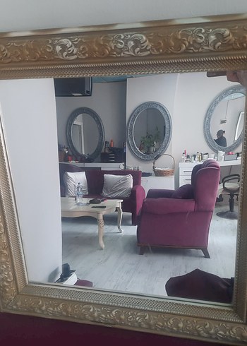 Diğer Altın Renkli Dekoratif Duvar Aynası