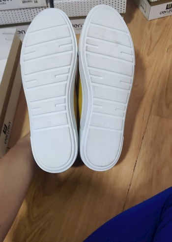 40 Beden Sarı Platform Kadın Sneaker