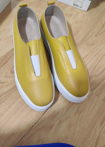 Sarı Platform Kadın Sneaker