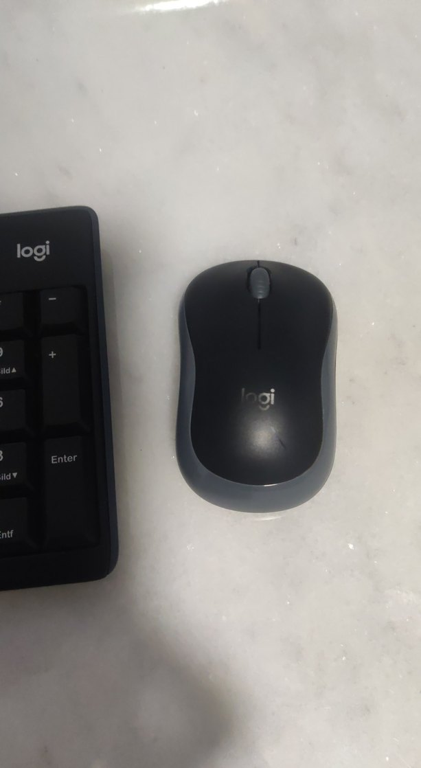 Siyah Logitech Kablolu Klavye ALMAN ALFABESI - Görsel 2
