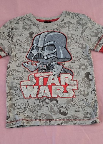 Star Wars Baskılı, 7 yaş, Erkek Çocuk üstü.