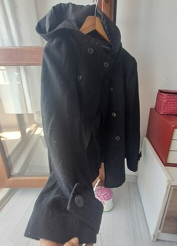 Zara Basic XXL kaşe kısa kaban