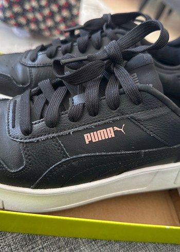 37,5 Beden siyah Renk Puma Siyah Gri Kadın Spor Ayakkabı