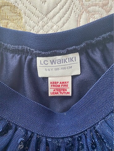6 Yaş Beden Lc waikiki 5-6 yaş lacivert tütü etek
