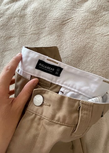 Bej Kemerli Erkek Midi Pantolon - Görsel 2