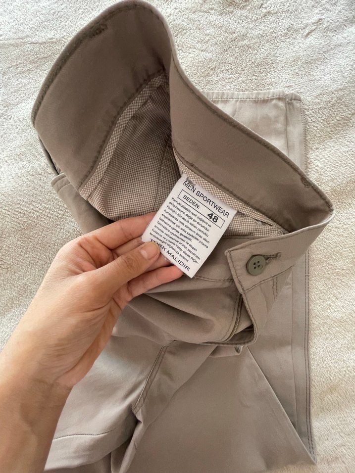 Bej Regular Fit Erkek Pantolon - Görsel 2