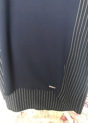 Lacivert Çizgili tunik