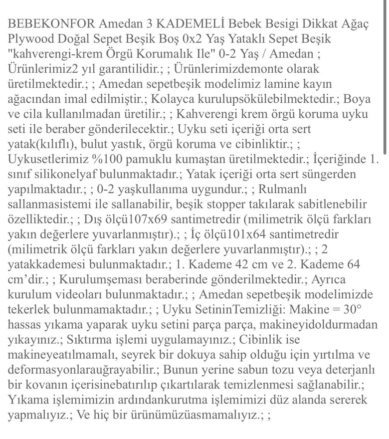 Anne yanı sepet ahşap beşik sallanan 2 kademeli - Görsel 5