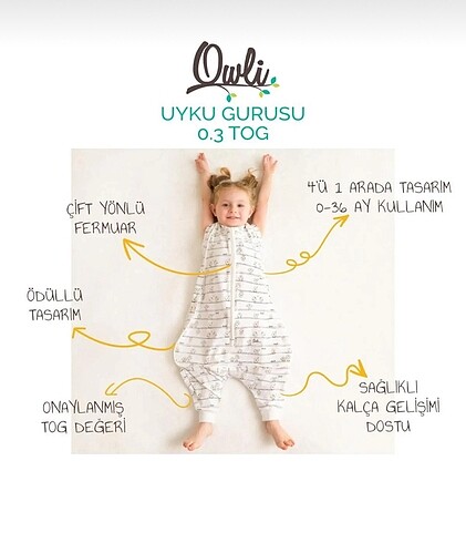 Owli uyku tulumu - Görsel 4