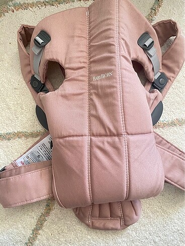 Babybjörn pink cotton ana kucağı-garantili - Görsel 3