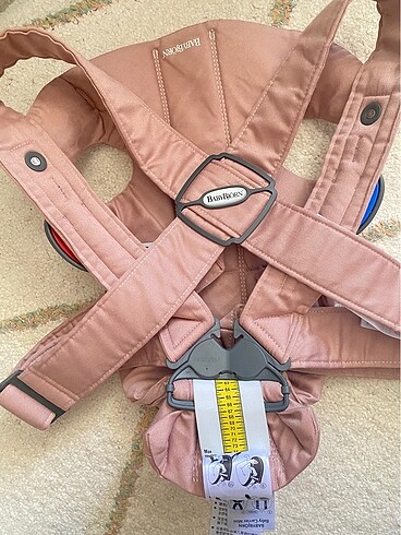 Babybjörn pink cotton ana kucağı-garantili - Görsel 4