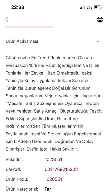 Beden Technıc Invite Only Far Paleti
