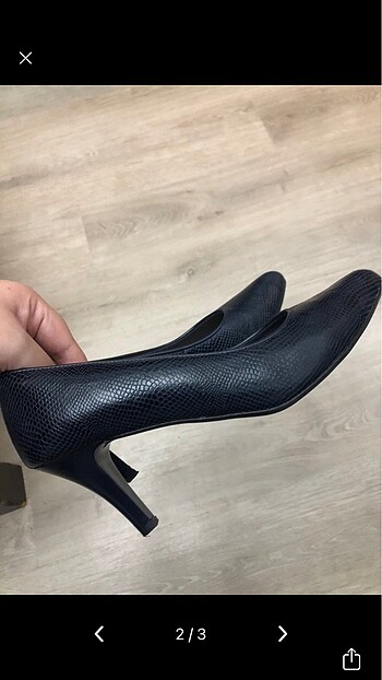 Diğer Lacivert topuklu ayakkabı