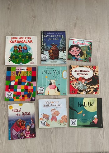 Çocuklar için 9 Renkli Masal Kitabı Seti