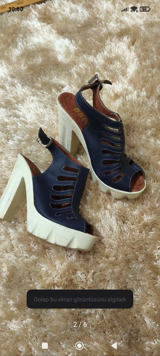 Platform Topuklu Kadın Ayakkabı - Görsel 4