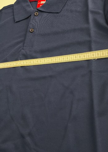 Erkek Lacivert Denim Polo Tişört - Görsel 4