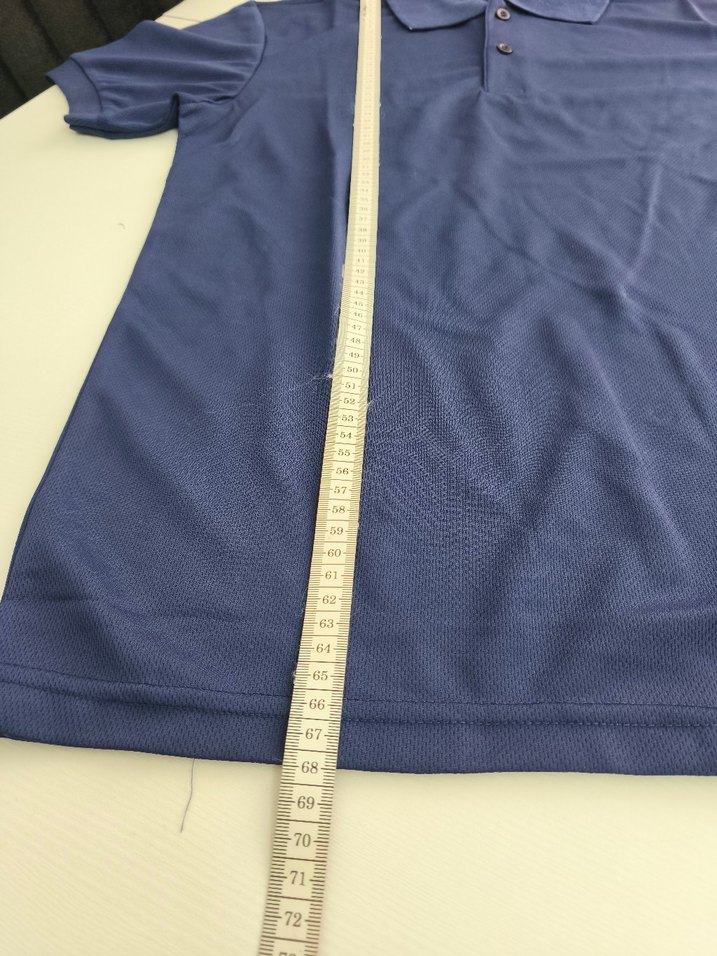 Erkek Lacivert Denim Polo Tişört - Görsel 3