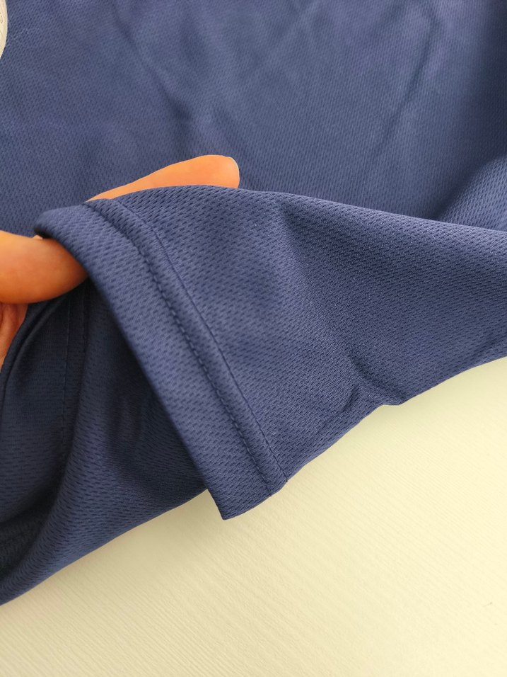 Erkek Lacivert Denim Polo Tişört - Görsel 2