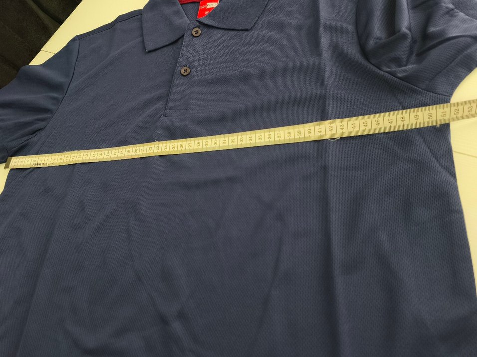 Erkek Lacivert Denim Polo Tişört - Görsel 4