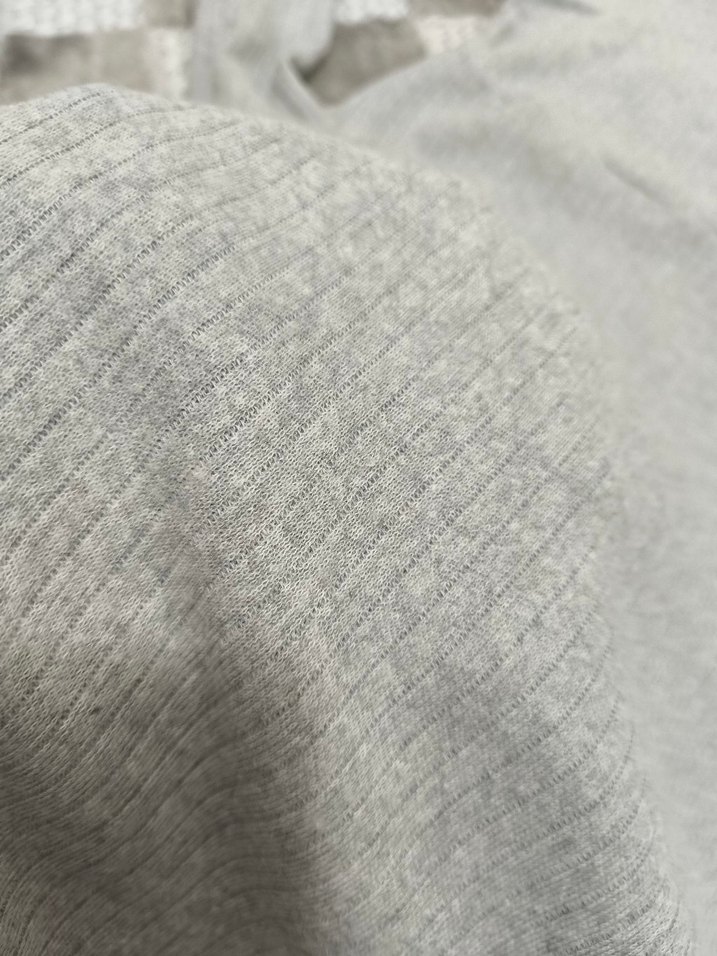 Gri Kadın Triko Midi Elbise - Görsel 4