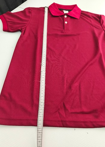 Kırmızı Kısa Kollu Erkek Polo Tişört - Görsel 3