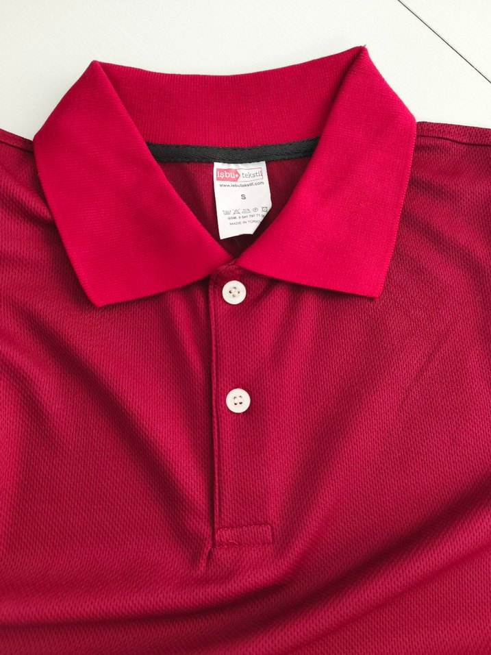 Kırmızı Kısa Kollu Erkek Polo Tişört - Görsel 5