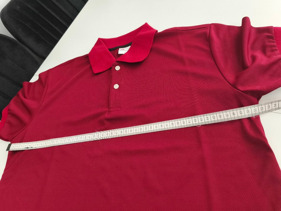 Erkek Kırmızı Polo Yaka Tişört - Görsel 4