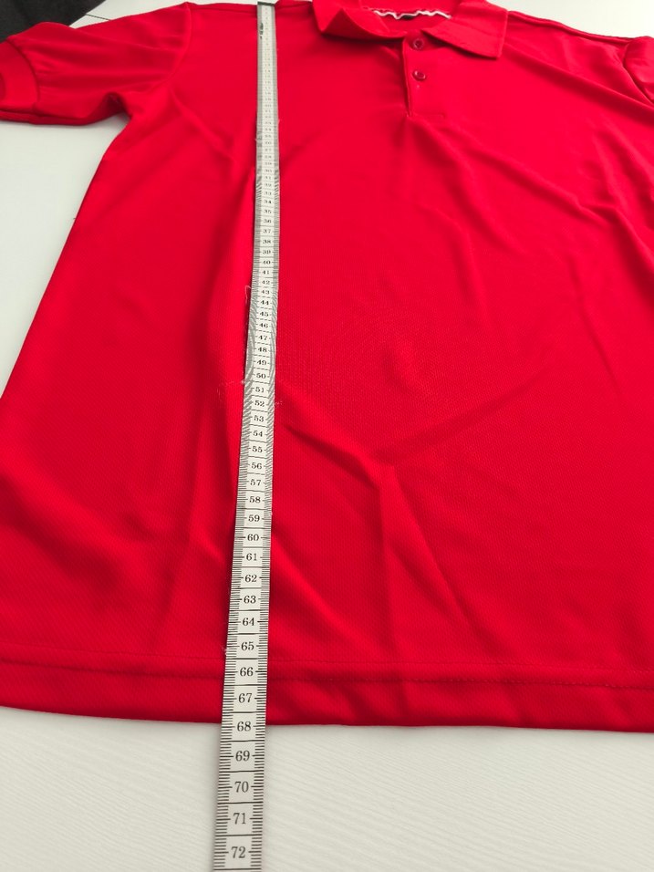 Kırmızı Erkek Polo Yaka Tişört - Görsel 3