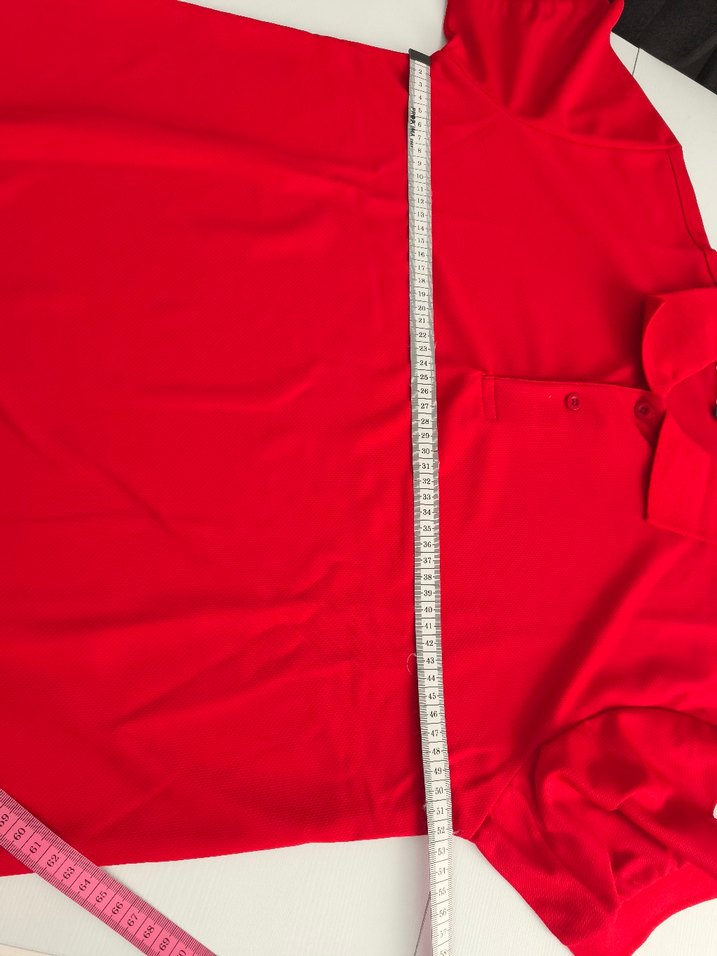 Kırmızı Erkek Polo Yaka Tişört - Görsel 4