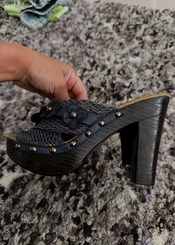 36 Beden Desenli Platform Terlik
