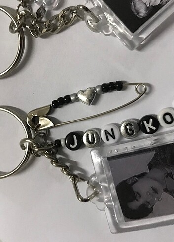  Jungkook charm anahtarlık vmin