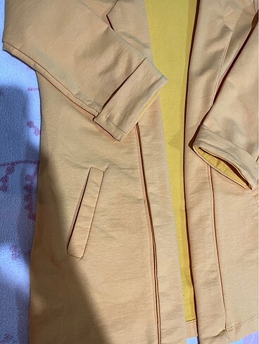 s Beden sarı Renk Sateen marka ceket