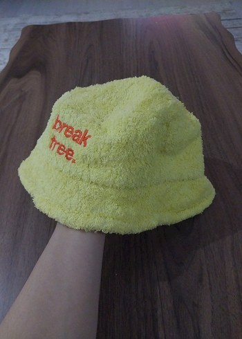 Sarı Örgü Kadın Bere - Görsel 2