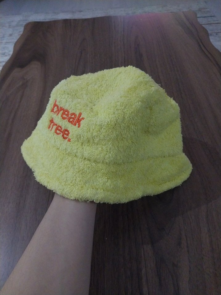 Sarı Örgü Kadın Bere - Görsel 2