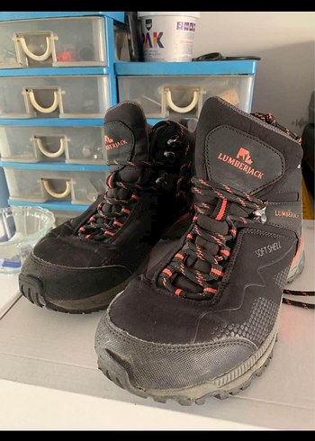 Siyah Rock Punk Erkek Ayakkabı Bağcığı - Görsel 2