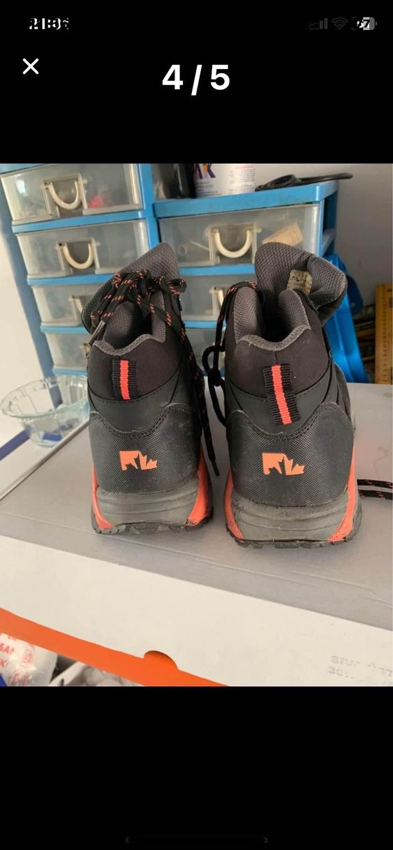 Siyah Rock Punk Erkek Ayakkabı Bağcığı - Görsel 3